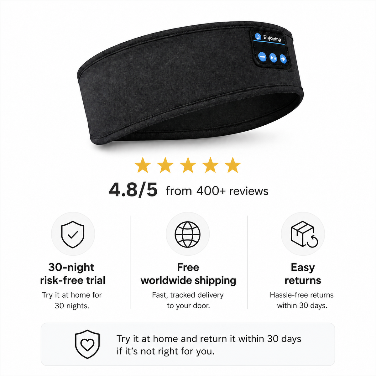 prinkheadband™-Bluetooth Sleeping Headband